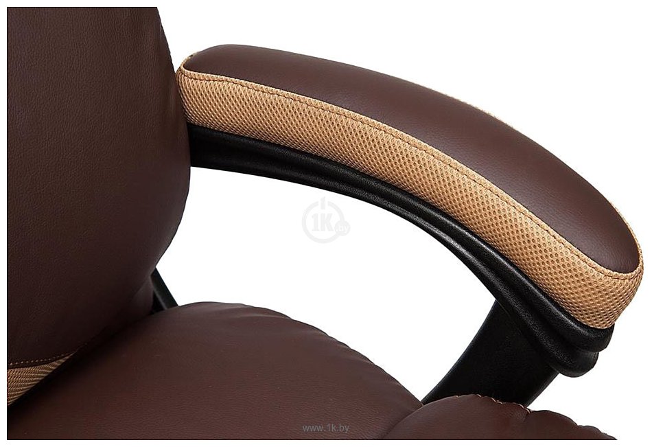 Фотографии TetChair Grand (иск. кожа/ткань, коричневый/бронзовый)