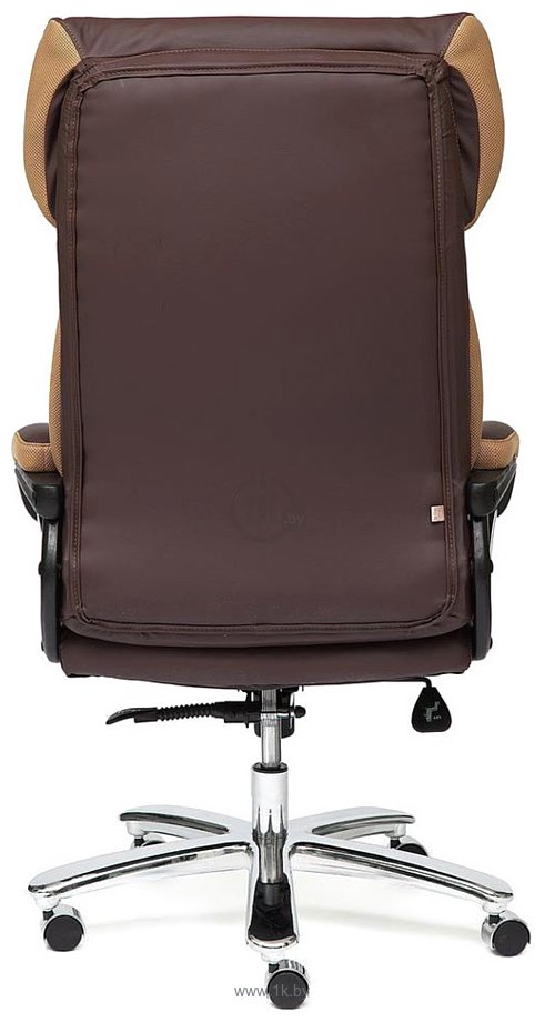 Фотографии TetChair Grand (иск. кожа/ткань, коричневый/бронзовый)