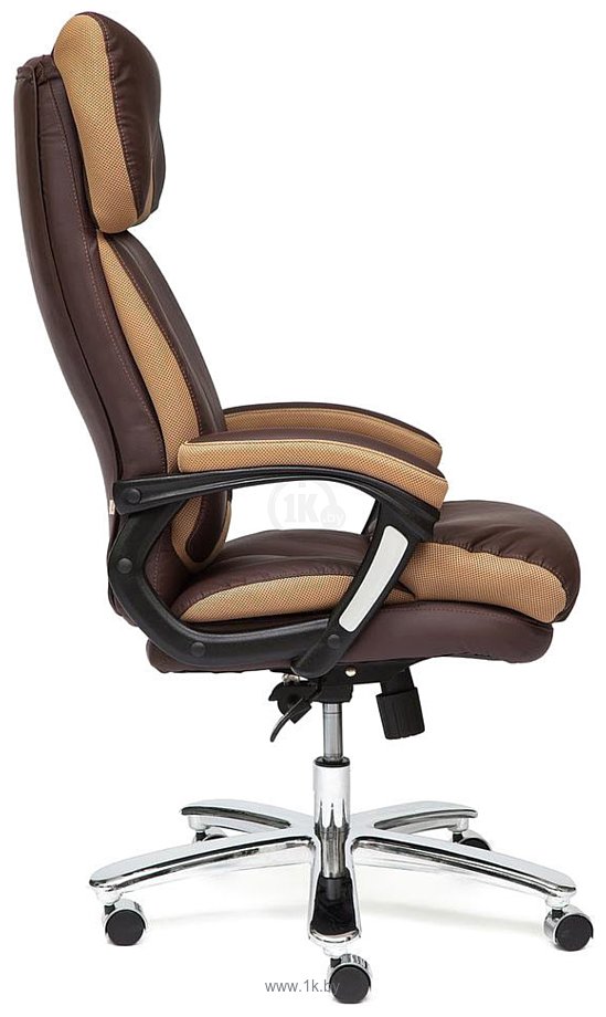 Фотографии TetChair Grand (иск. кожа/ткань, коричневый/бронзовый)