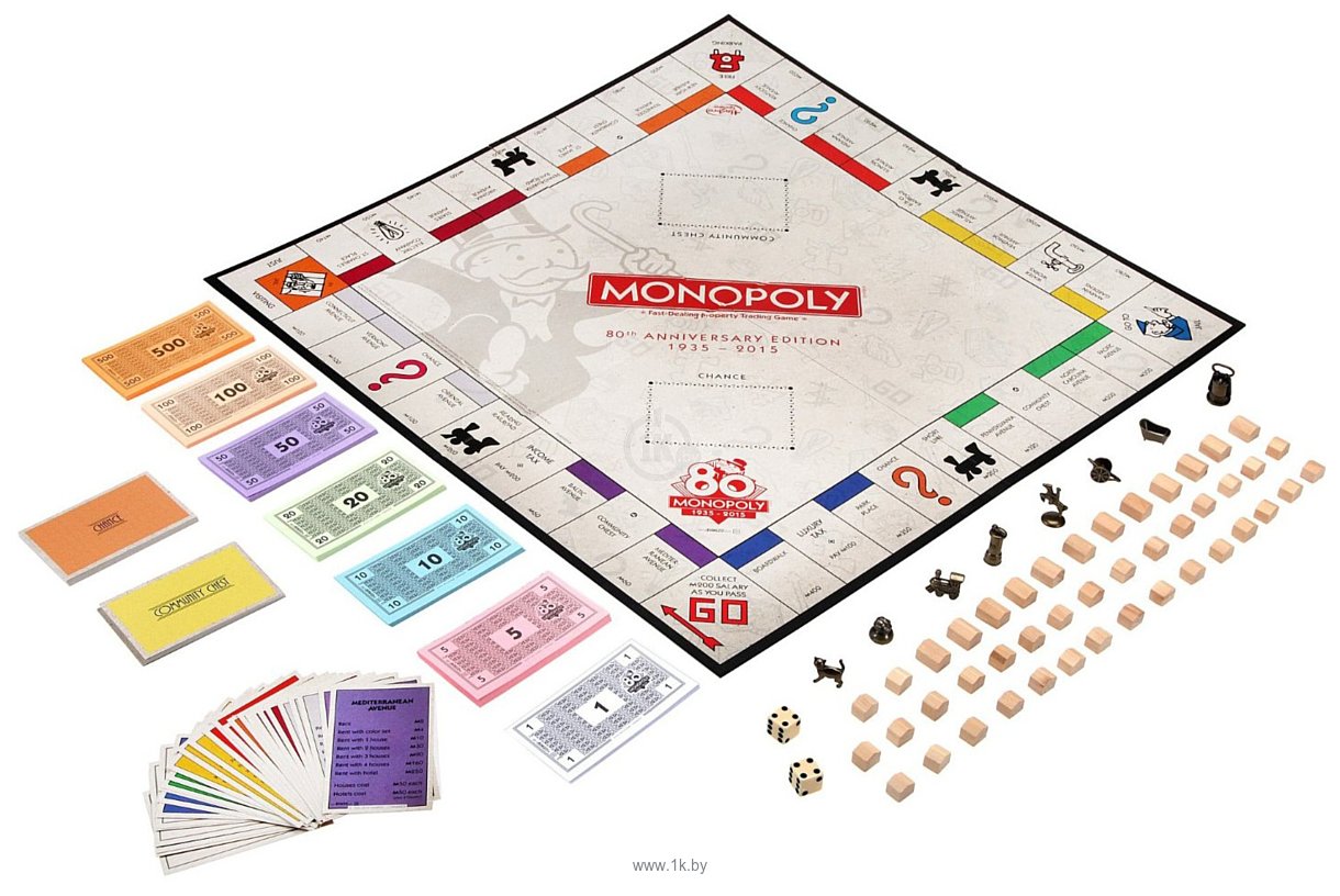 Фотографии Hasbro Монополия Юбилейный выпуск (Monopoly 80th Anniversary Ed)