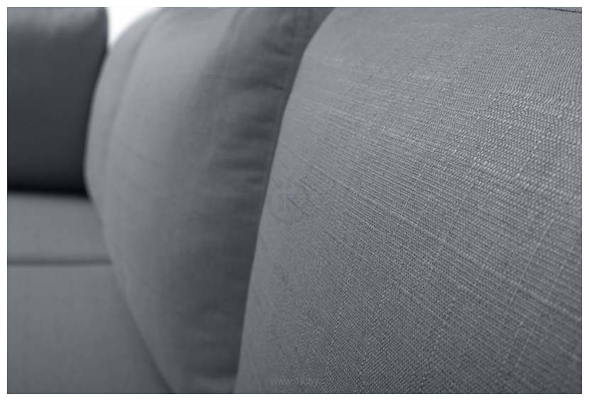 Фотографии Divan Мансберг Textile Grey (левый, рогожка, серый)