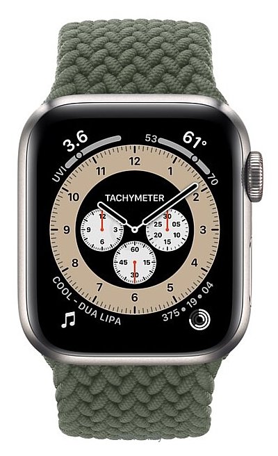 Фотографии Apple Watch Edition Series 6 GPS + Cellular 40mm Titanium Case with Braided Solo Loop