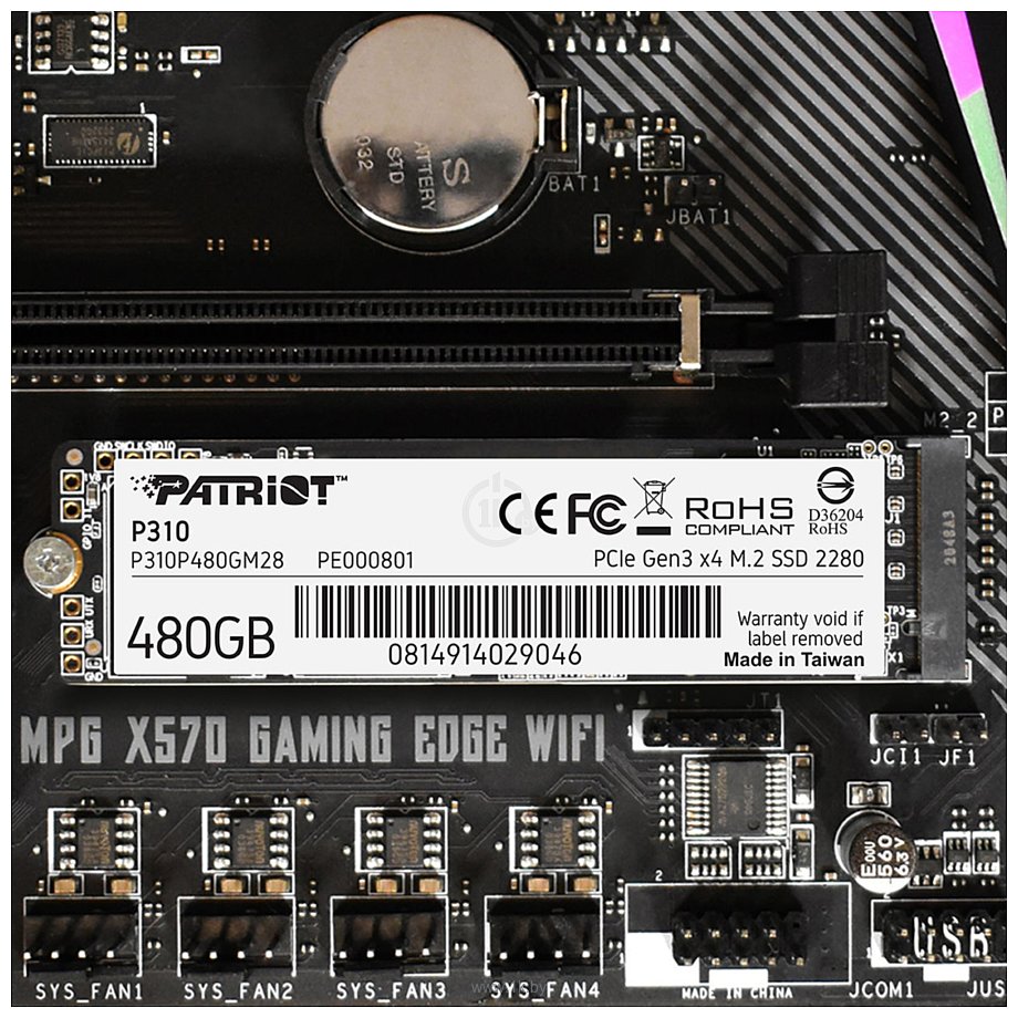 Фотографии Patriot P310 480GB P310P480GM28