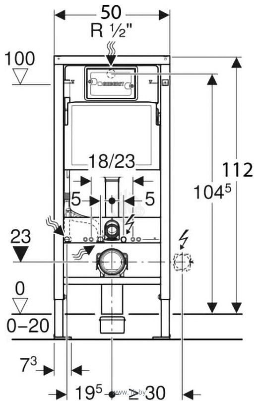 Фотографии Geberit Duofix Basic 458.149.21.1