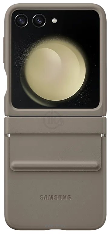 Фотографии Samsung Flap Eco-Leather Case Z Flip5 (серо-коричневый)