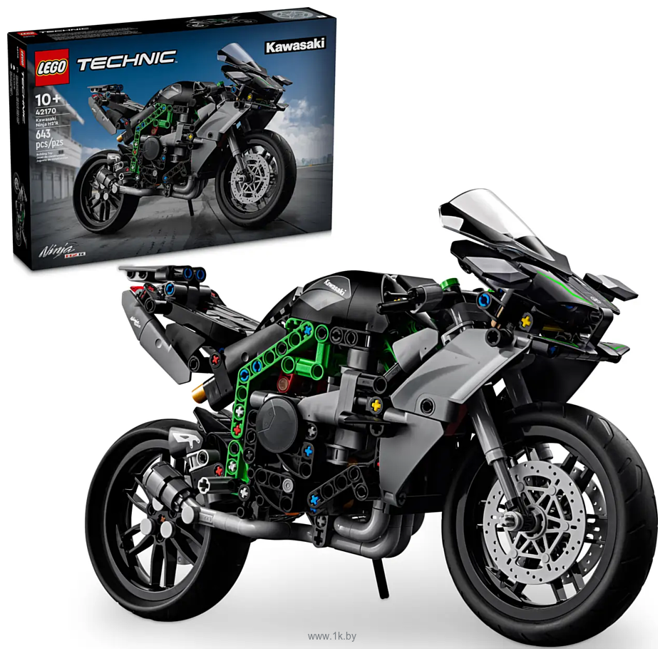 Фотографии LEGO Technic 42170 Мотоцикл Kawasaki Ninja H2R