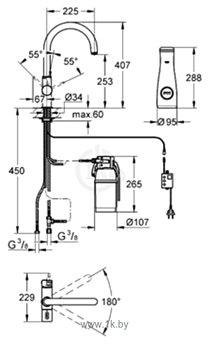 Фотографии Grohe Blue 33249001