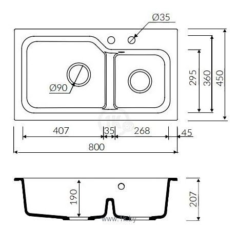 Фотографии MARMORIN AKO 1.5 bowl sink