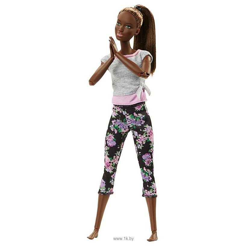 Фотографии Barbie Made To Move Doll - Original with Brunette Ponytail FTG83