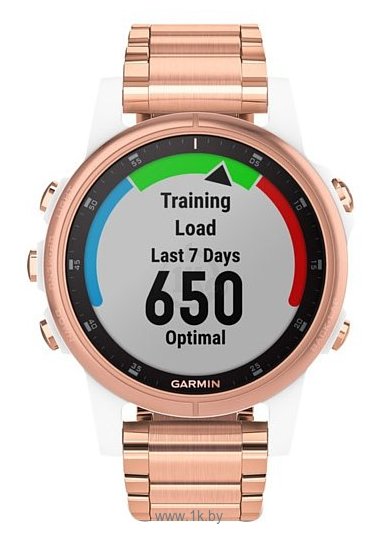 Фотографии Garmin Fenix 5S Plus Sapphire c металлическим ремешком