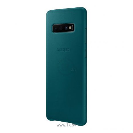 Фотографии Samsung Leather Cover для Samsung Galaxy S10 Plus (зеленый)