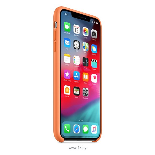 Фотографии Apple Silicone Case для iPhone XS (свежая папайя)