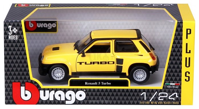 Фотографии Bburago Renault 5 Turbo 18-21088 (желтый)