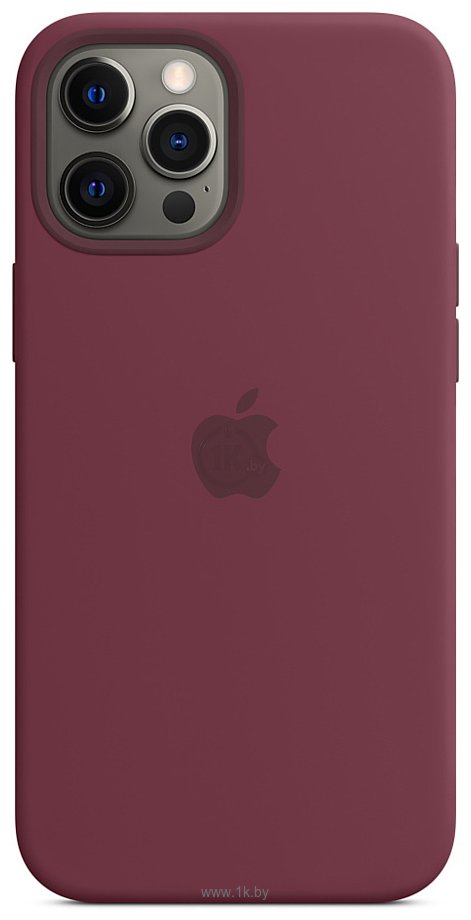 Фотографии Apple MagSafe Silicone Case для iPhone 12 Pro Max (сливовый)