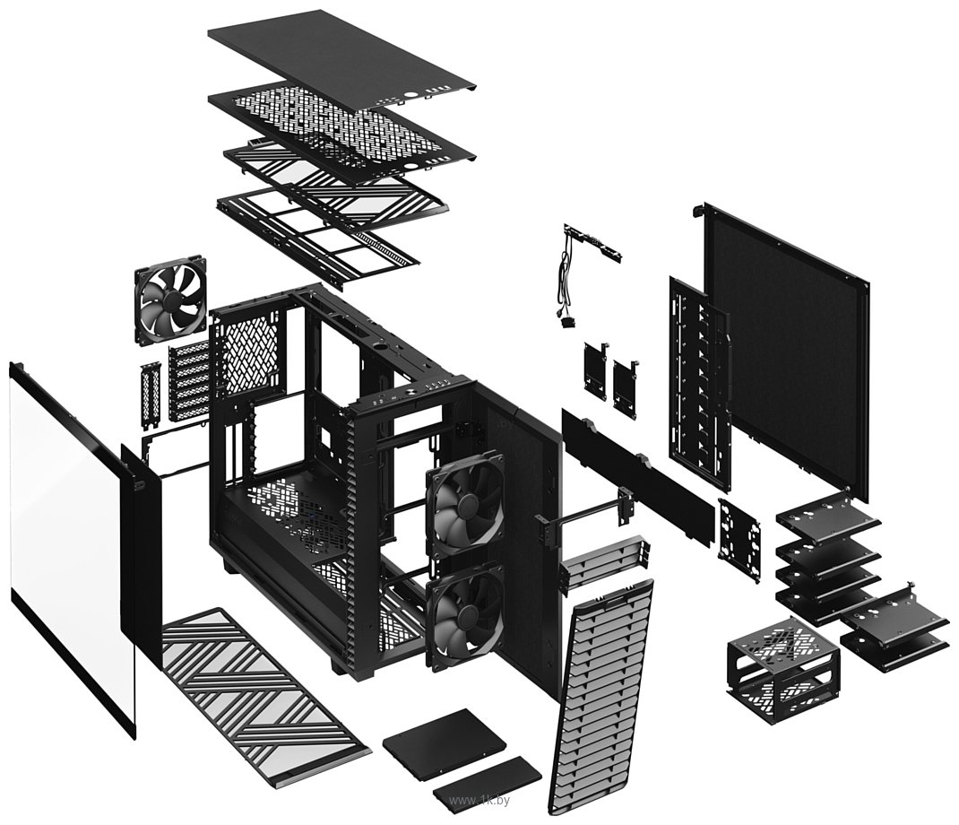 Фотографии Fractal Design Define 7 Black TG Light Tint FD-C-DEF7A-02