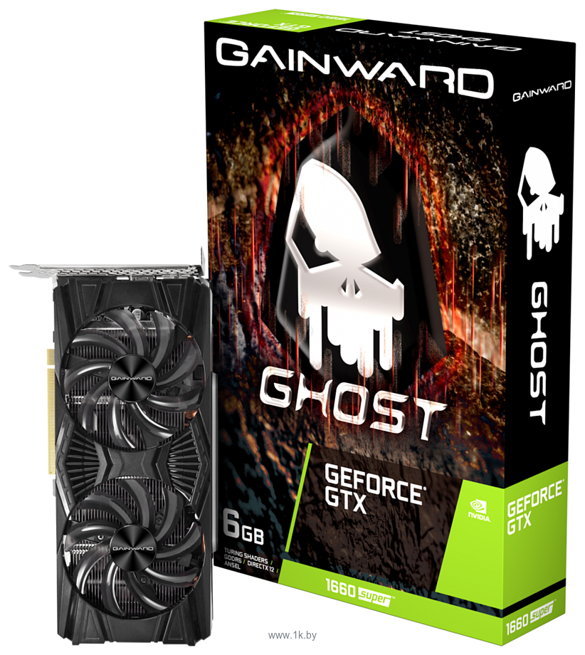Фотографии Gainward GeForce GTX 1660 Super Ghost OC 6GB GDDR6 (471056224-1402)