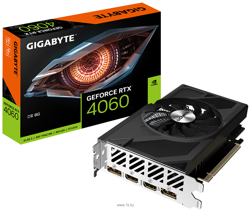 Фотографии Gigabyte GeForce RTX 4060 D6 8G (GV-N4060D6-8GD)