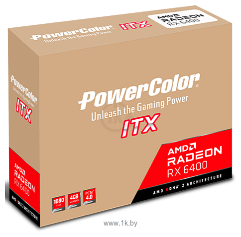 Фотографии PowerColor Radeon RX 6400 4GB GDDR6 (AXRX 6400 4GBD6-DH)