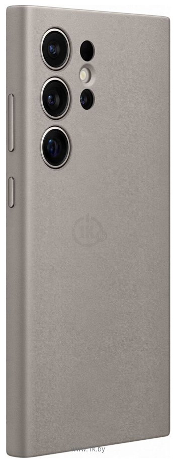 Фотографии Samsung Vegan Leather Case S24 Ultra (серо-коричневый)