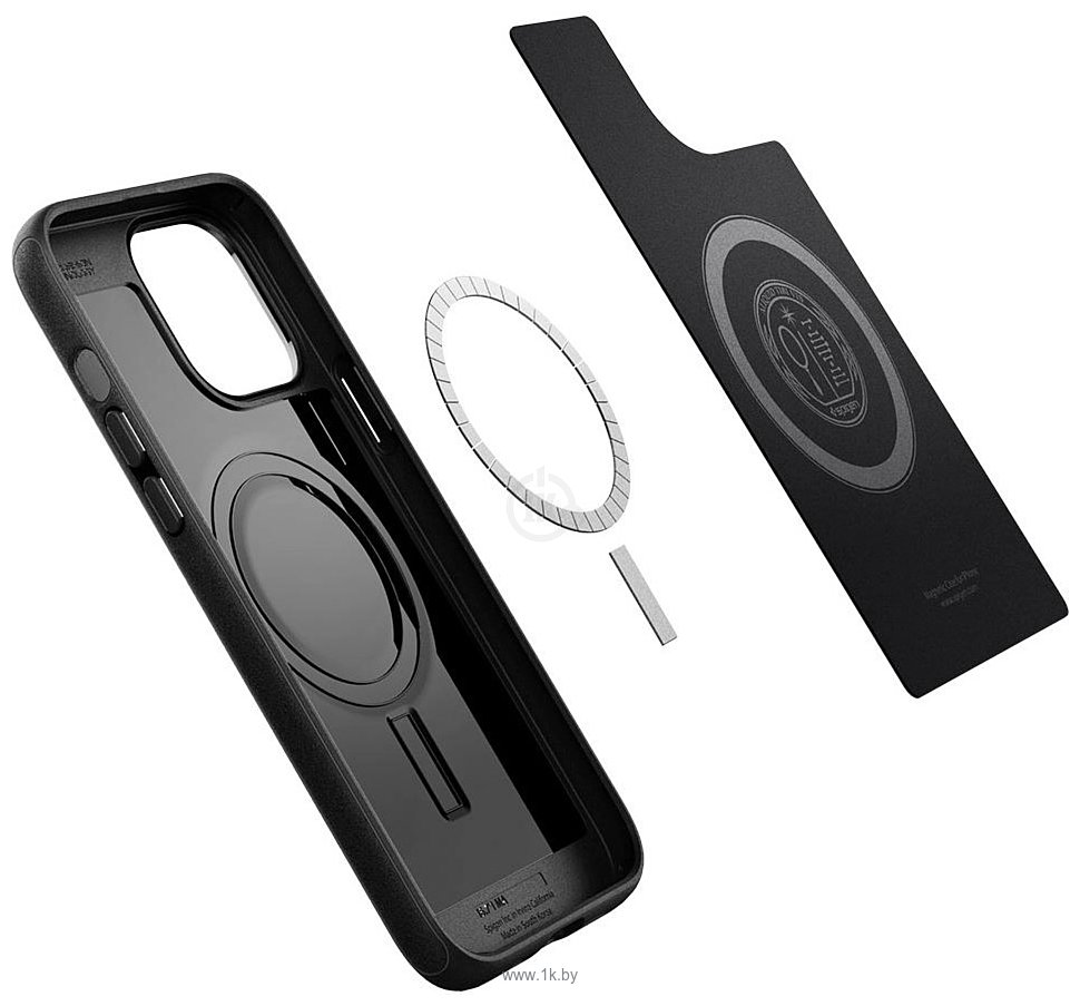 Фотографии Spigen Mag Armor (MagFit) для iPhone 13 Pro ACS03281 (черный)