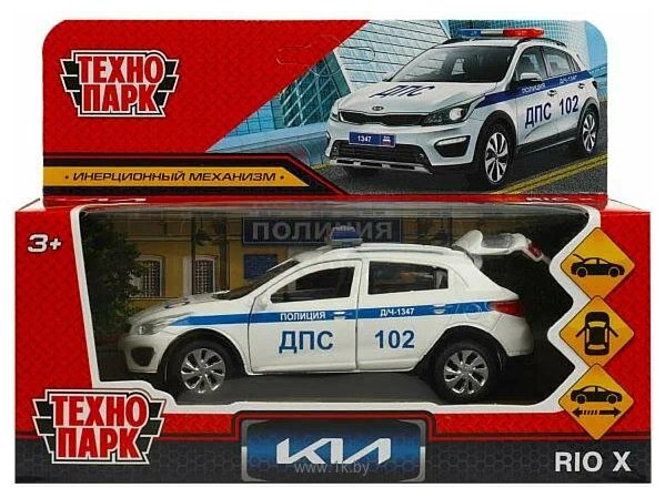 Фотографии Технопарк Kia Rio X Полиция XLINE-12POL-WH