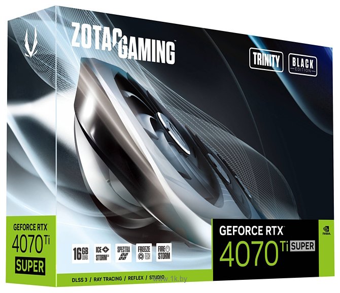 Фотографии ZOTAC GeForce RTX 4070 Ti Super Trinity Black Edition 16GB GDDR6X (ZT-D40730D-10P)