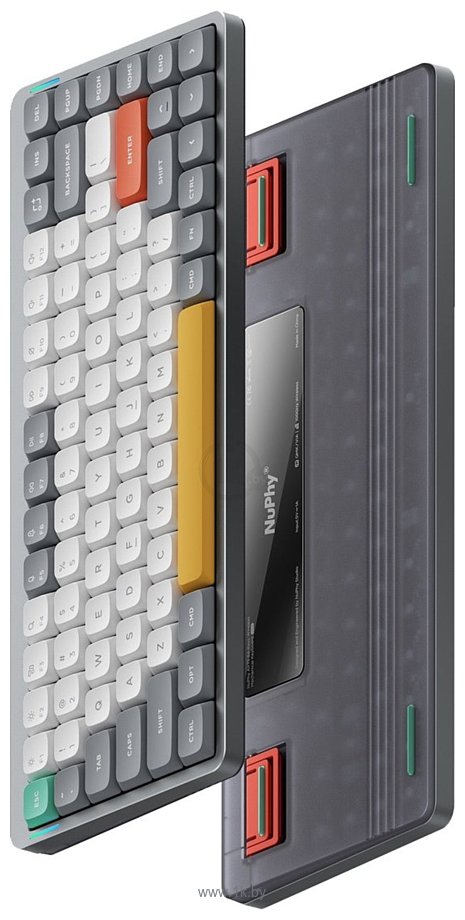 Фотографии NuPhy Air75 V2 Lunar Gray NuPhy Low Profile Aloe (без кириллицы)