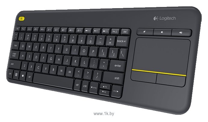 Фотографии Logitech Wireless Touch Keyboard K400 Plus black USB