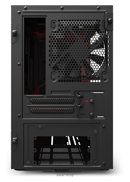 Фотографии NZXT H210i Black/red