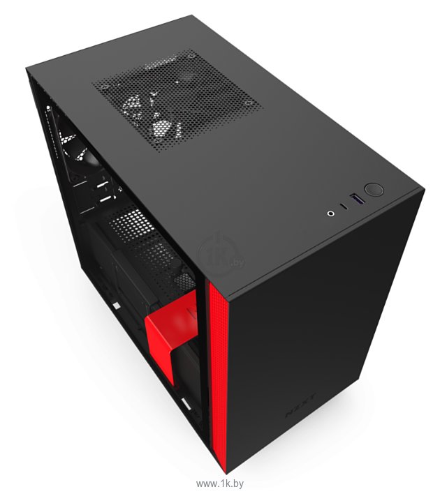 Фотографии NZXT H210i Black/red