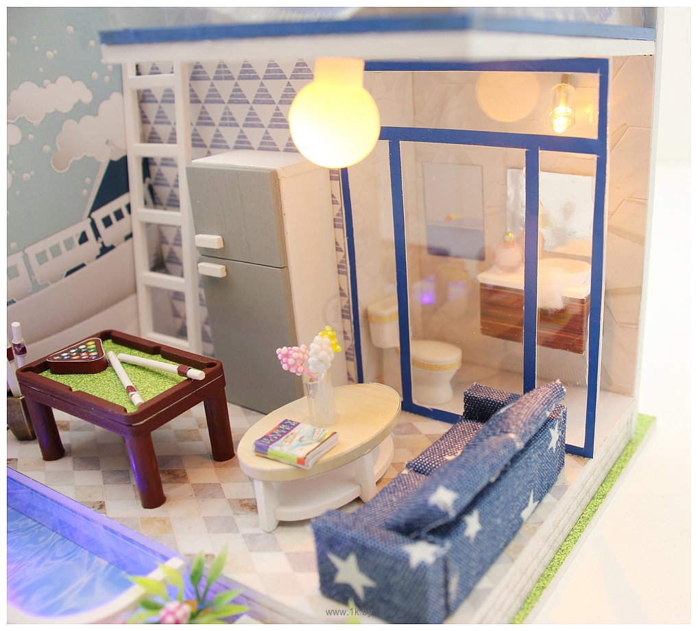 Фотографии Hobby Day DIY Mini House Неоновый лофт (M042)