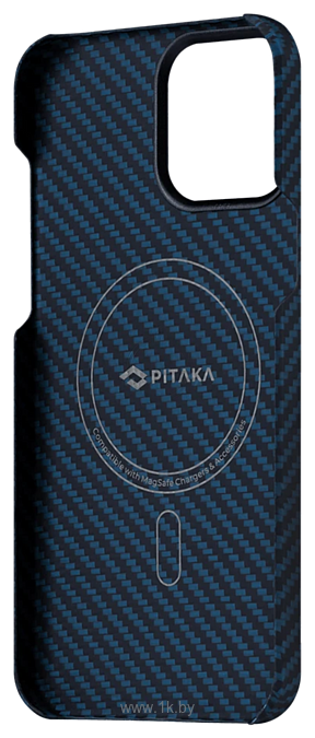 Фотографии Pitaka MagEZ Case 2 для iPhone 13 Pro (twill, черный/синий)