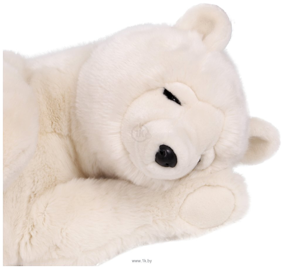 Фотографии Hansa Сreation Белый медведь спящий 5116 (75 см)