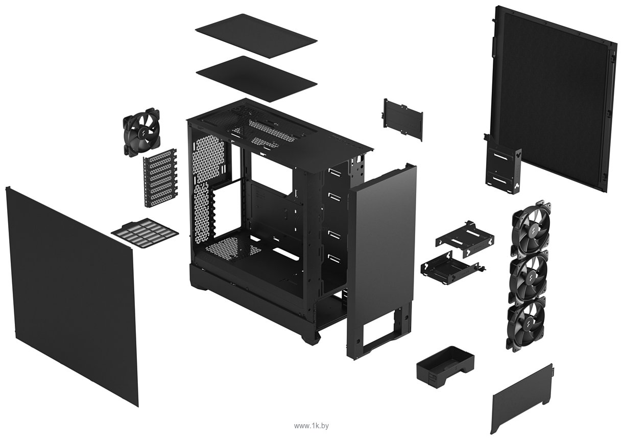 Фотографии Fractal Design Pop XL Silent Black Solid FD-C-POS1X-01