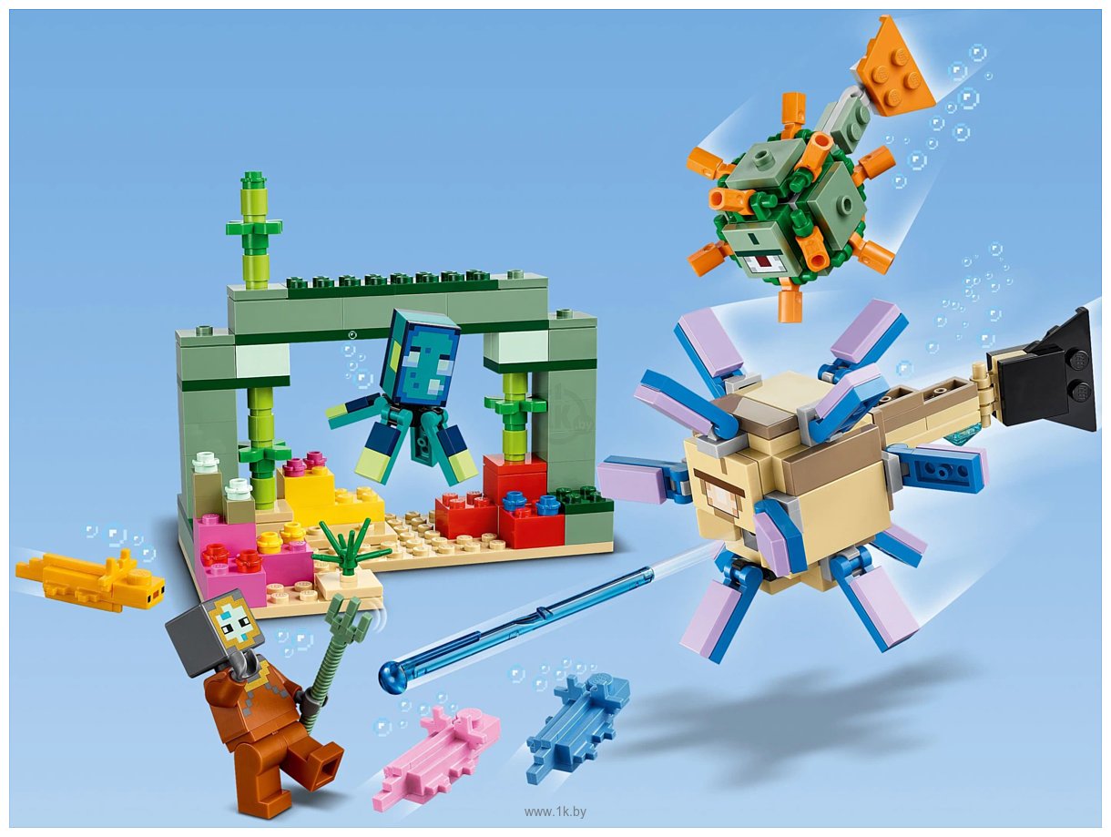 Фотографии LEGO Minecraft 21180 Битва со стражем