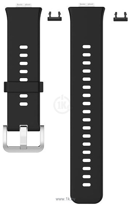 Фотографии Rumi силиконовый для Huawei Watch FIT, Watch FIT Elegant (черный)