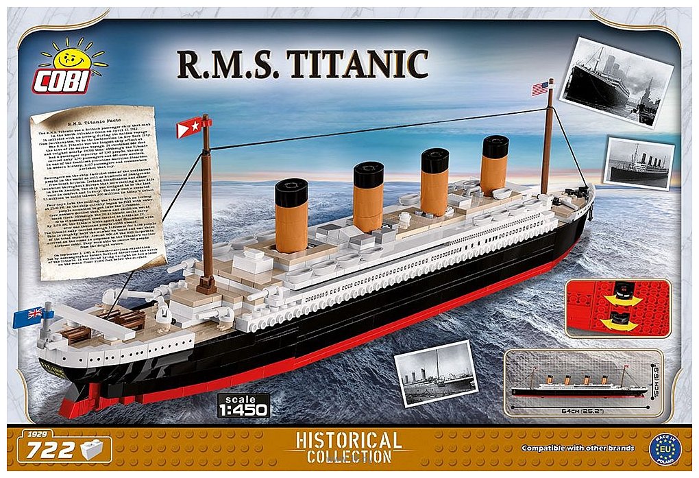 Фотографии Cobi Historical Collection 1929 RMS Titanic