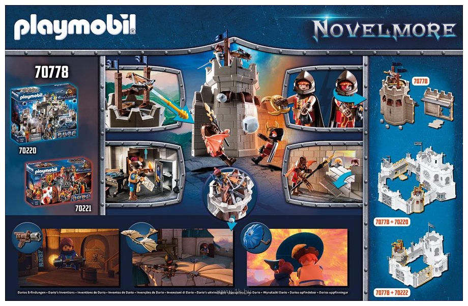 Фотографии Playmobil PM70778 Рождественский календарь Novelmore - Мастерская Дарио