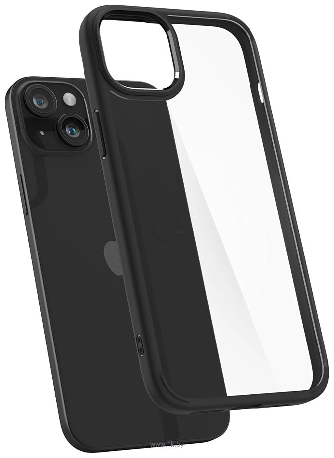 Фотографии Spigen Ultra Hybrid для iPhone 15 ACS06799 (черный)