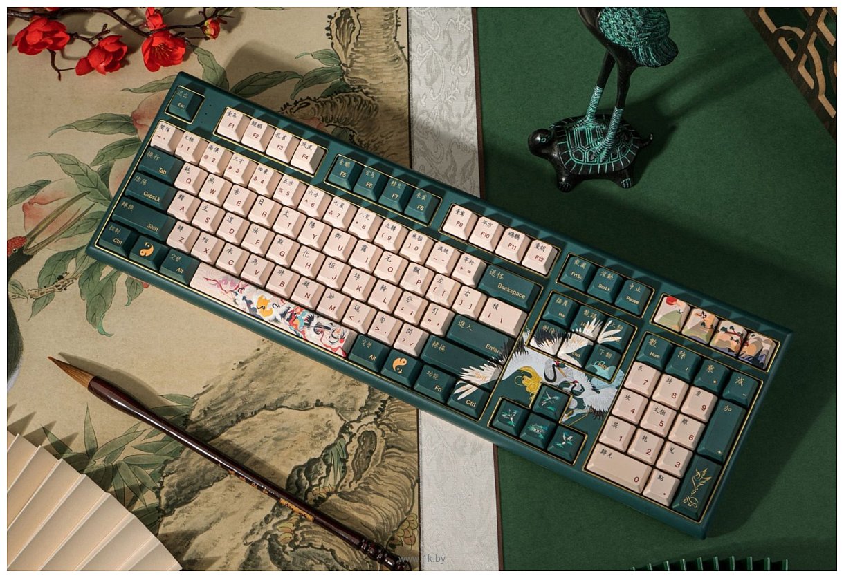 Фотографии Varmilo VBS108 Crane Kailh Prestige Light (без кириллицы), японская раскладка