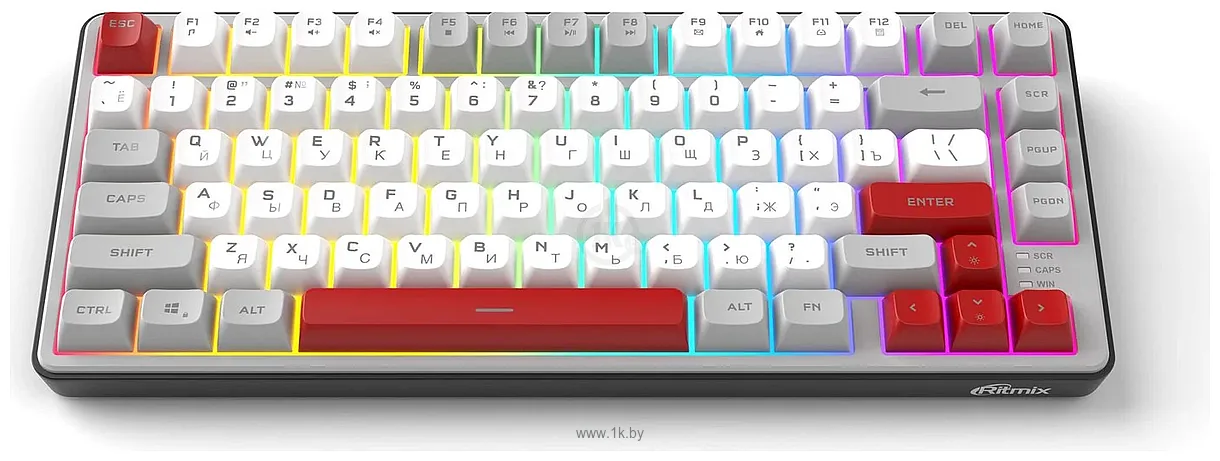 Фотографии Ritmix RKB-681BL gray/white
