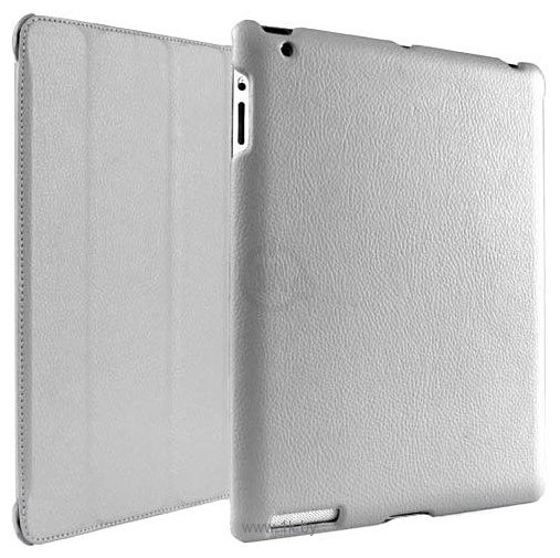 Фотографии Jison iPad 2/3/4 Smart Leather Cover Grey (JS-ID2-007)