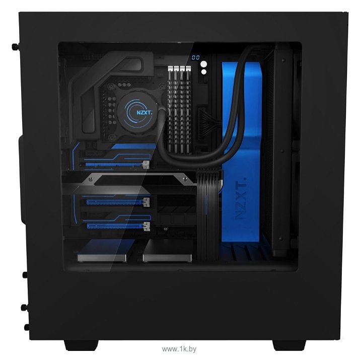 Фотографии NZXT S340 Black/blue