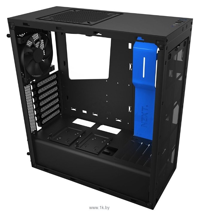 Фотографии NZXT S340 Black/blue