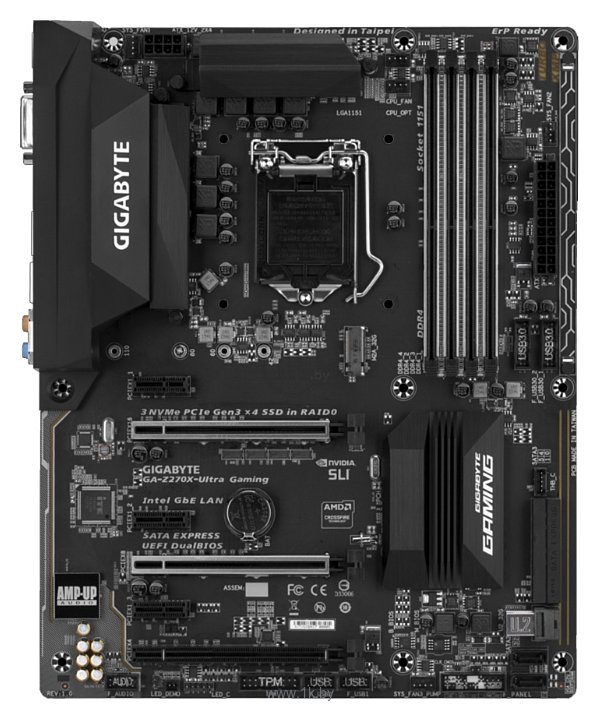 Фотографии GIGABYTE GA-Z270X-Ultra Gaming (rev. 1.0)