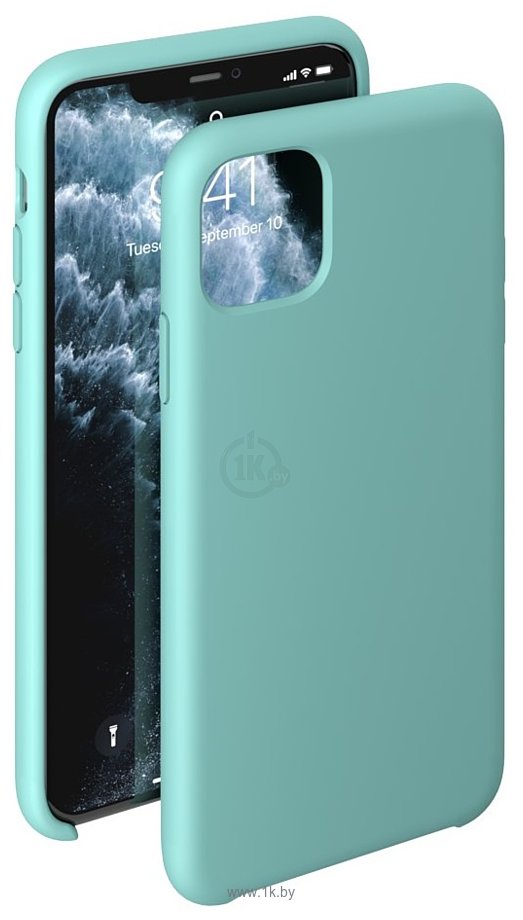 Фотографии Deppa Liquid Silicone Case для Apple iPhone 11 Pro Max (голубой)