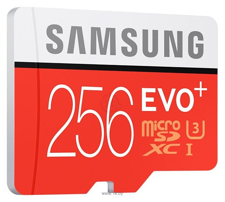Фотографии Samsung microSDXC EVO Plus 95MB/s 256GB + SD adapter