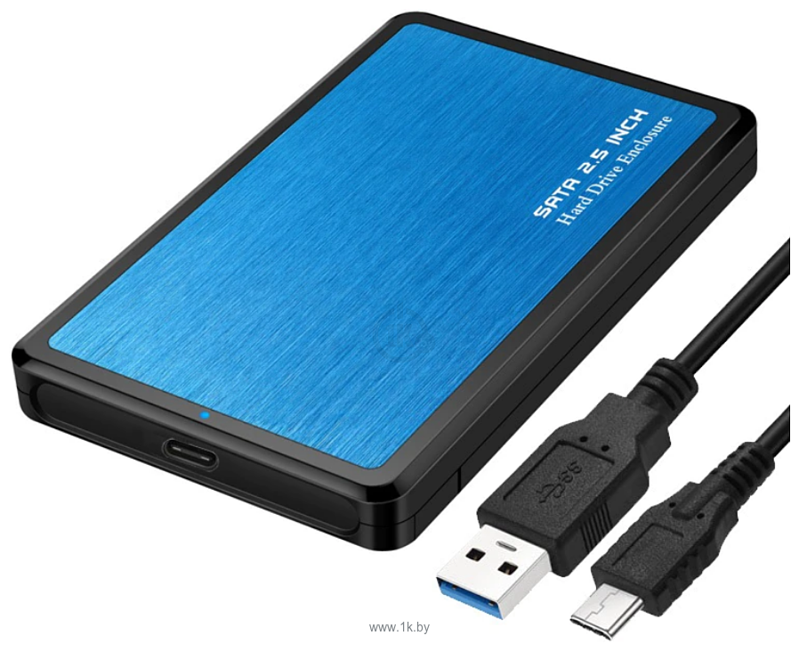 Фотографии USBTOP SATA – USB-C – USB3.0 (алюминий, синий)