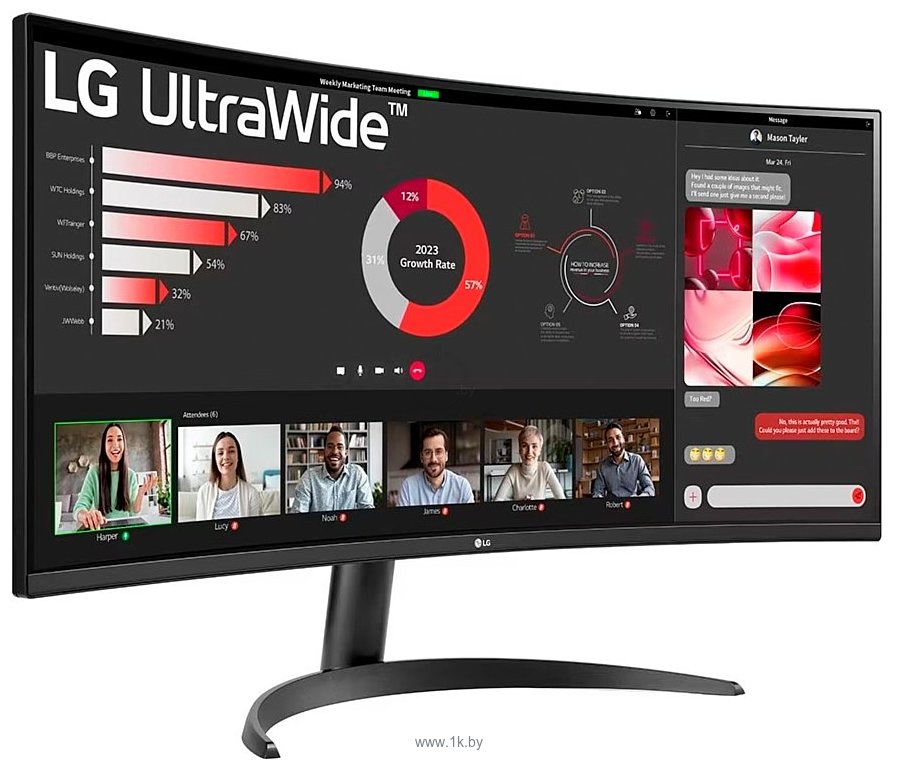 Фотографии LG UltraWide 34WR50QC-B