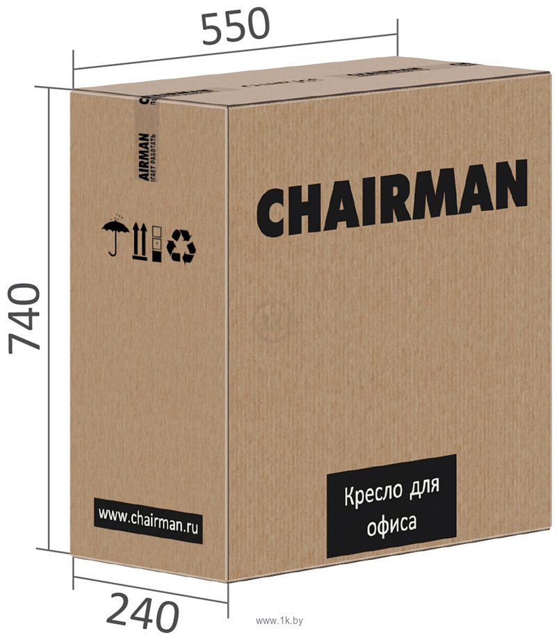 Фотографии CHAIRMAN CH301 (экокожа черный)